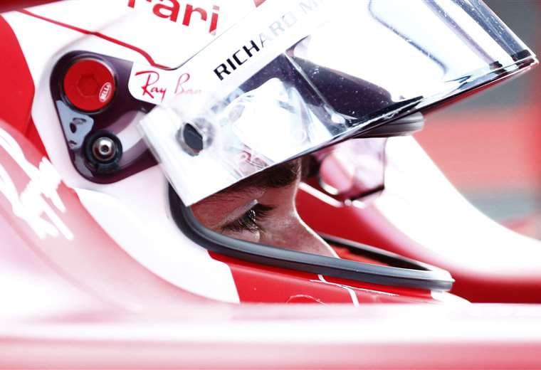 Charles Leclerc, piloto de la escudería Ferrari en la Fómrula Uno. Foto. AFP