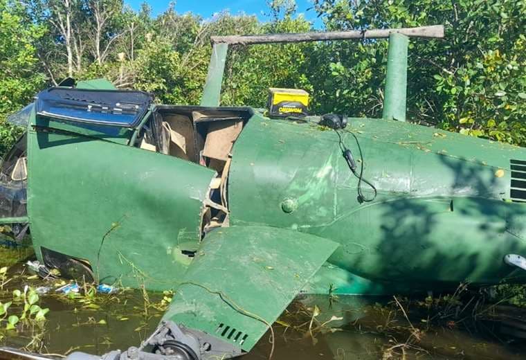 La aeronave cayó en la comunidad San Simón de San Ignacio.