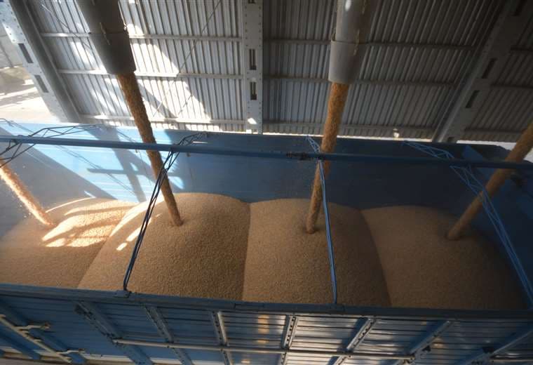 Emapa acopia grano en sus silos de Cuatro Cañadas/Foto: ABI