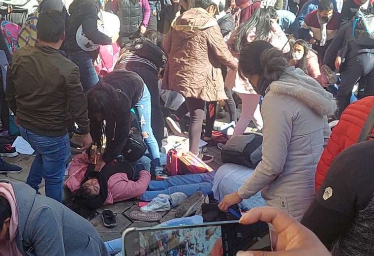 Tragedia en Potosí tras la explosión de una granada de gas en la universidad estatal/ APG