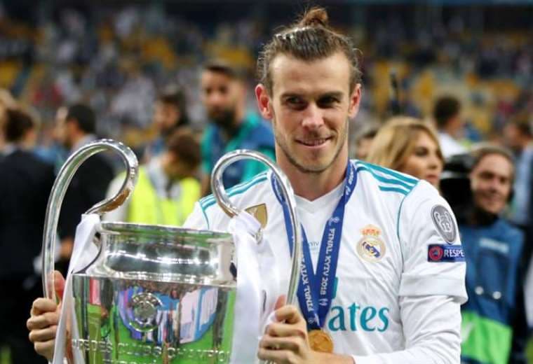En nueve años que estuvo en Real Madrid, Bale ganó cinco Champions. Foto: Internet