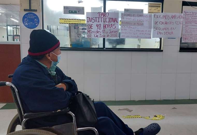 Paro de salud suspende atención en el Hospital San Juan de Dios. Foto: J. Gutiérrez
