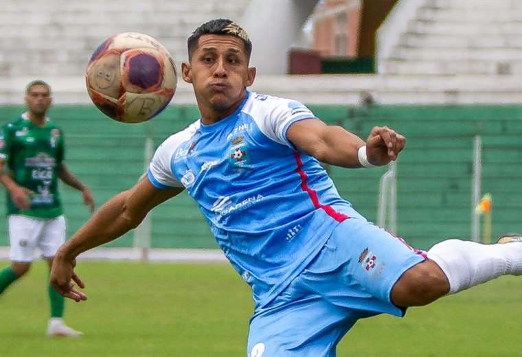 Santos Navarro en acción. El jugador es optimista. Foto: Prensa Blooming