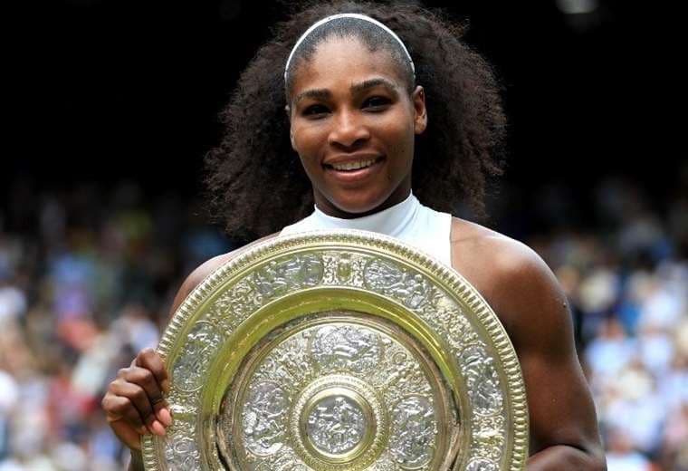 Serena Williams fue siete veces campeona en Wimbledon. Foto: Internet