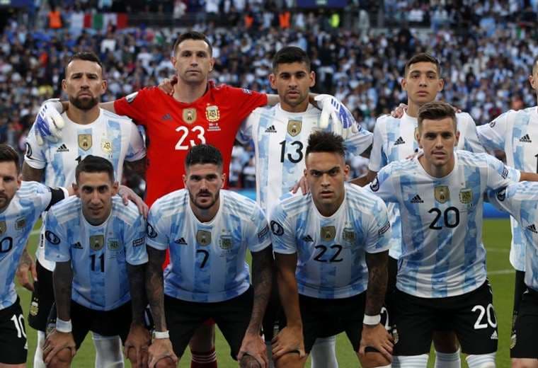 La selección argentina se concentrará en Abu Dabi previo al Mundial. Foto: AFP