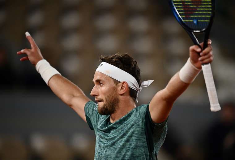 Casper Ruud jugará la semifinal del Roland Garros. Foto. AFP