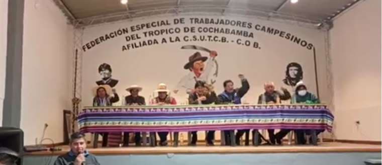 La reunión del MAS en Cochabamba