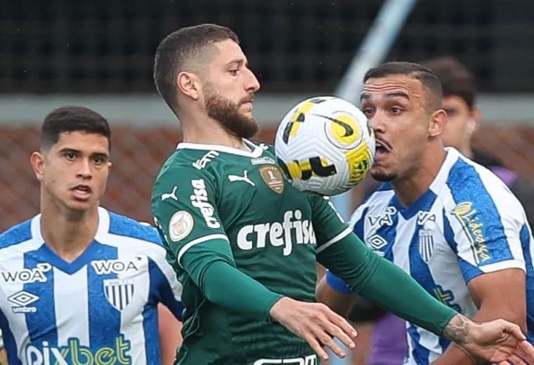 Palmeiras logró un punto en casa del Avaí. Foto: Prensa Palmeiras
