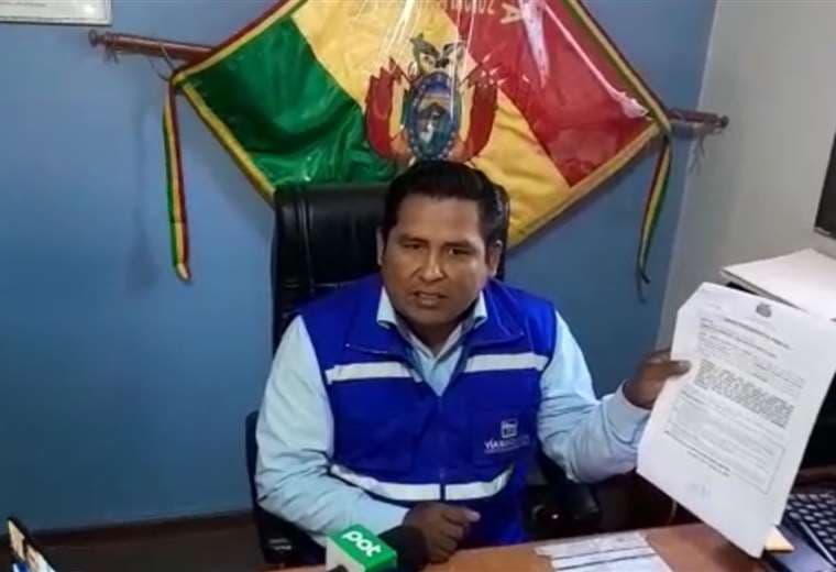 El director regional de Vías Bolivia 