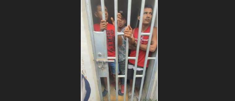 Los tres detenidos por los pobladores de Chontalaca