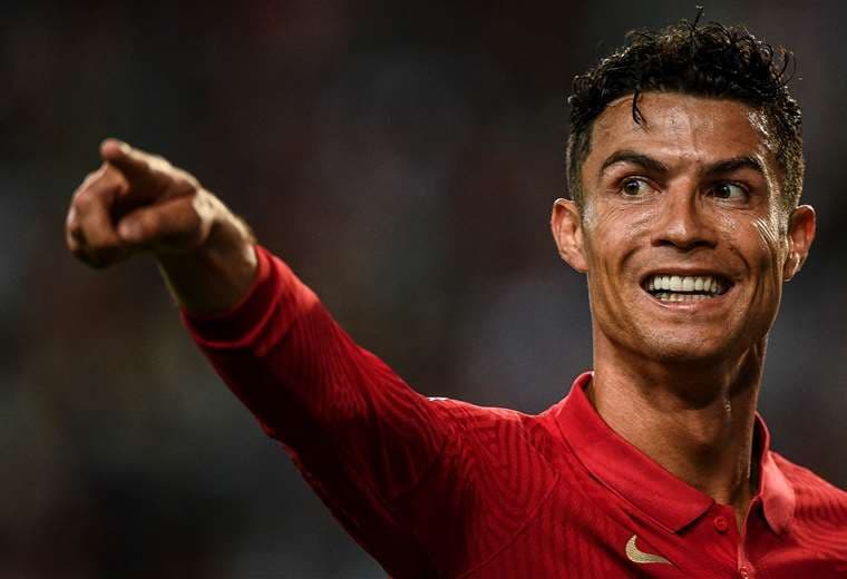 Cristiano Ronaldo marcó dos goles este domingo para Portugal. Foto. AFP