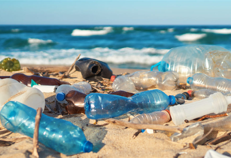El plástico contamina las aguas de los océanos. Foto. Internet  