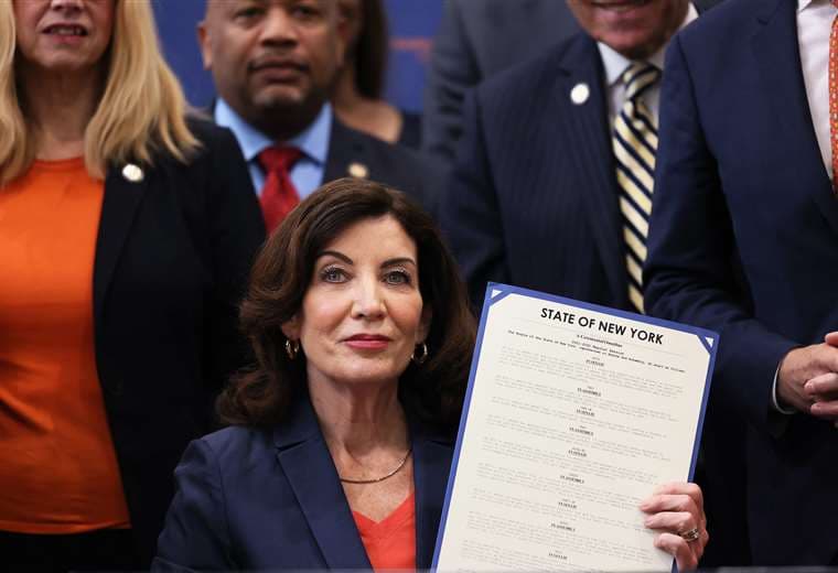 Kathy Hochul, gobernadora de Nueva York (Foto: AFP)