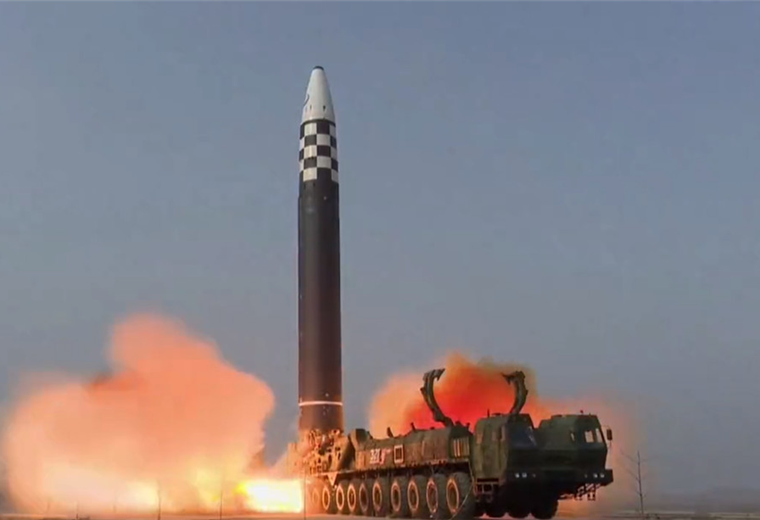 Los misiles fueron lanzamos en respuesta a Corea del Norte. Foto. Internet 