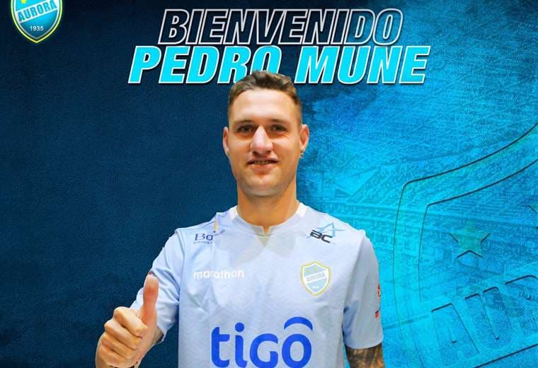 Pedro Mune, refuerzo de Aurora.
