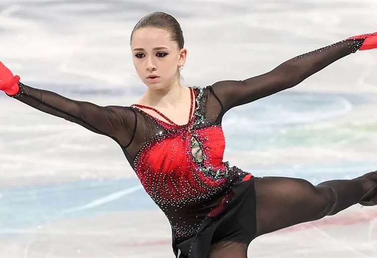 La patinadora Kamila Valieva durante los últimos Juegos Olímpicos. Foto: Internet
