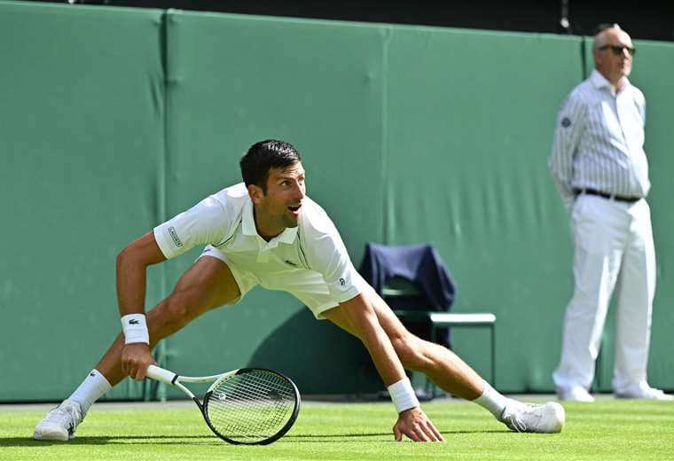 Djokovic sigue avanzando en Wimbledon. Foto: AFP