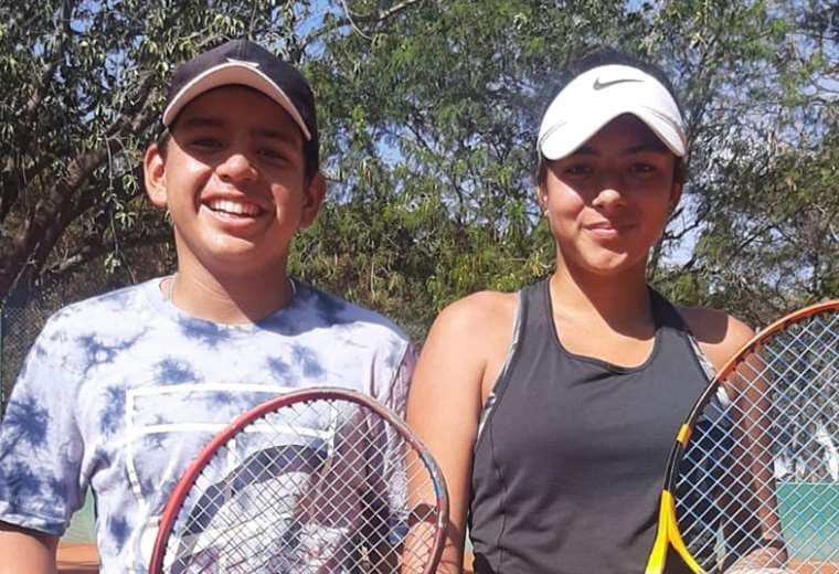 Santiago Lora y Adriana Zurita se clasificaron al Sudamericano. Foto: FBT