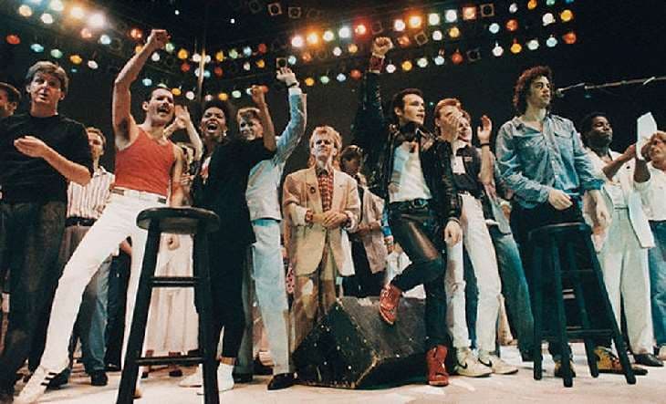 El Live Aid, del 13 de julio de 1985, hizo historia