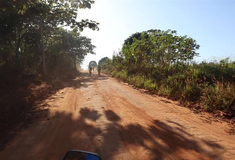 Vista de un camino en Guarayos. Foto: GAMAG