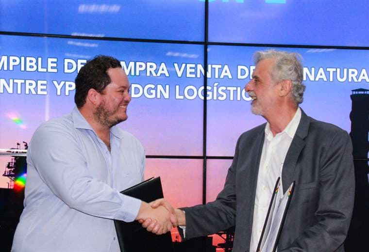 Acuerdo entre YPFB y CDGN. Foto: YPFB