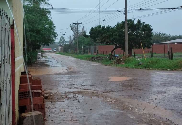 Después de más de tres meses llegó la lluvia 
a algunas zonas de la Chiquitania