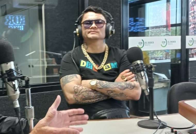 Chino Maidana en El Deber Radio. Sol Jaillita Cruz