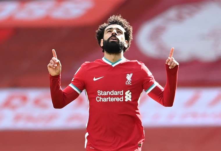 Mohamed Salah seguirá en Liverpool hasta el 2025. Foto: AFP
