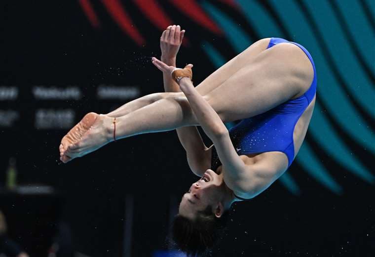 Yiwen Chen, nadadora china. Foto: AFP