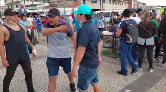 Integrantes del MAS se pelearon entre si/Foto: Captura de Pantalla