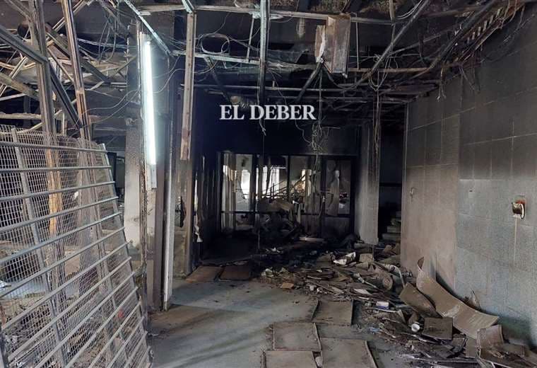 Santa Cruz: comienza la refacción del edificio del TED, quemado en los conflictos de 2019
