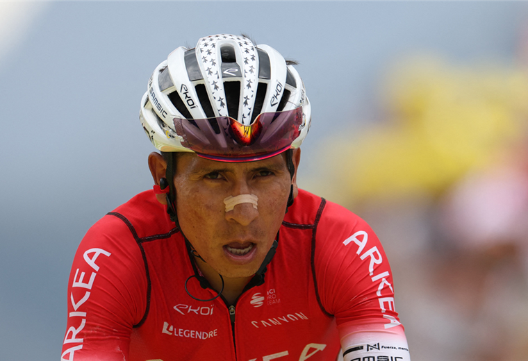 Nairo Quintana, ciclista colombiano. Foto. AFP