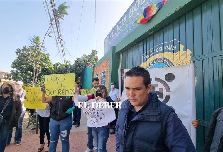 El presidente de la Unión Juveni acudió a declarar/Foto Jorge Gutiérrez