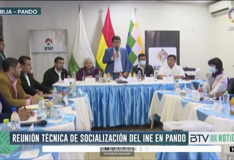 Las autoridades instalaron la reunión en Cobija | Captura de Bolivia TV