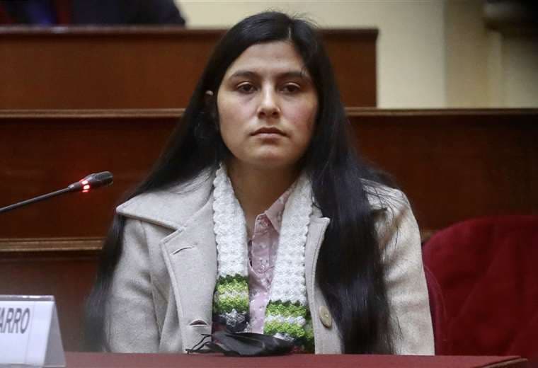 Yenifer Paredes, cuñada de Pedro Castillo /Foto: AFP