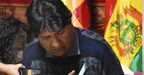 Evo Morales denunció el robo de su celular 