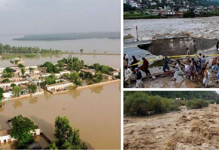 Inundaciones devastan grandes zonas de Pakistán