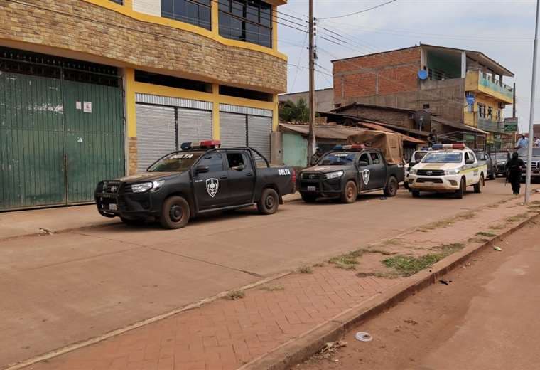 Diferentes grupos de la Policía hicieron operativos en San Matías Foto: Juan Pablo Cahuana