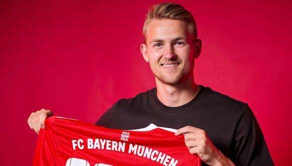 Matthijs de Ligt se unió a Bayern Múnich hasta 2027