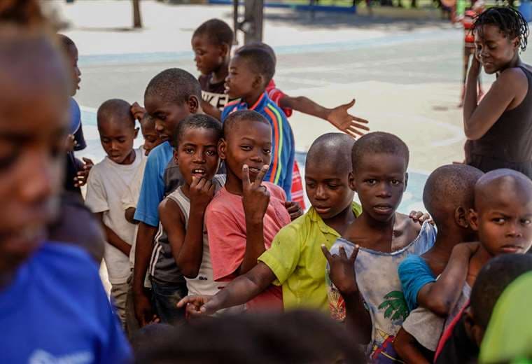Niños de Haití /Foto: AFP