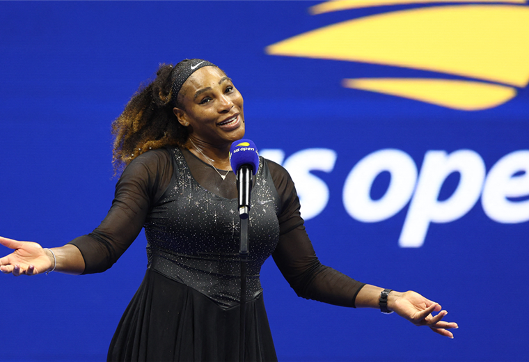 Serena Williams, recibió una serie de homenajes en su debut en el US Open. Foto. AFP