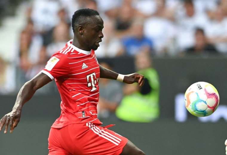 Sadió Mané marcó su primer gol en la Bundesliga con la casaca del Bayer. Foto: AFP