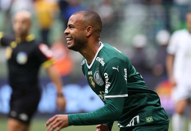 Palmeiras abrió el marcador a través del lateral Mayke. Foto: Palmeiras