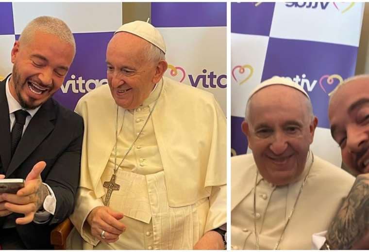 El cantante colombiano se reunió con el papa en un evento realizado en el Vaticano