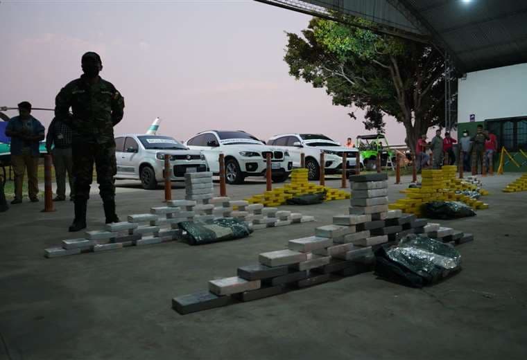Se secuestraron más de 30 kilos de cocaína/Foto Min Gob.