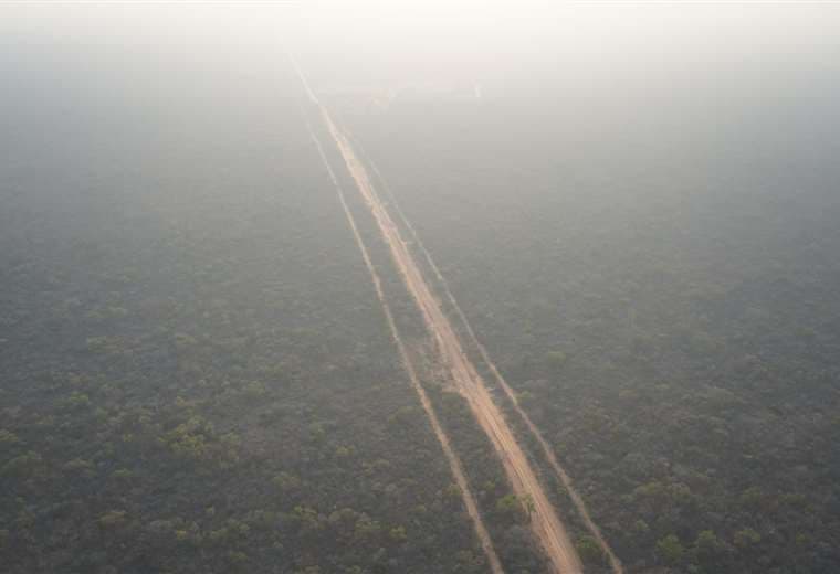 La pista clandestina se encontraba en el municipio de Charagua/Foto Min Gob.