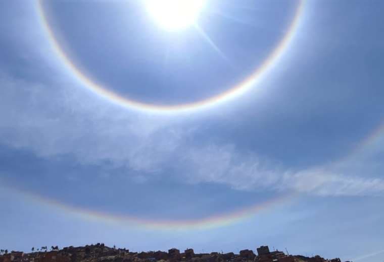 Doble halo solar en La Paz I EL DEBER.