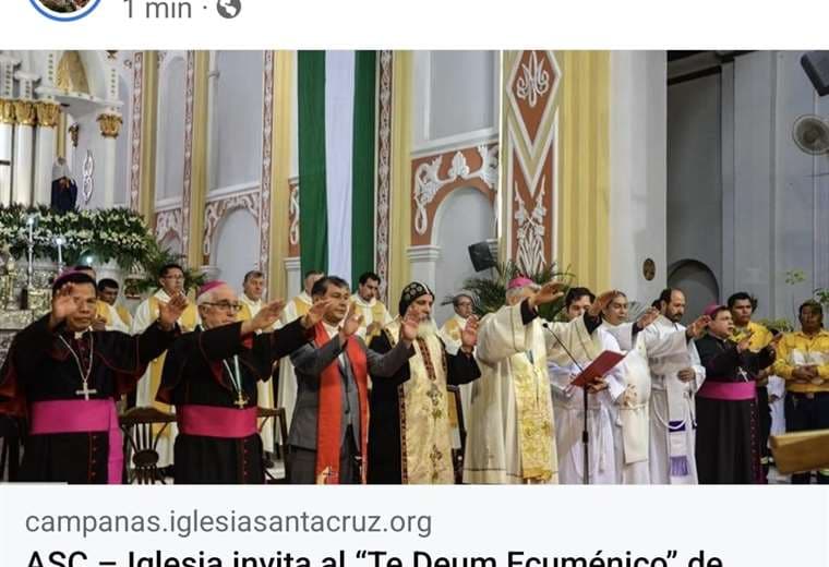 La Iglesia Católica celebrará el Te Deum Ecuménico en la Catedral 