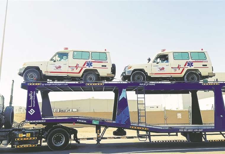 Las ambulancias para Potosí se importaron desde Dubái