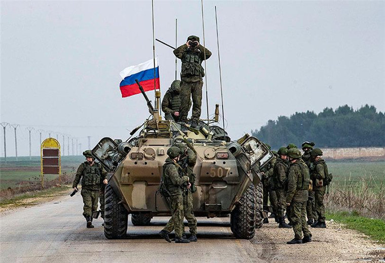 El gobierno ruso llamó a los reservistas para reforzar su ejército. Foto. Internet 